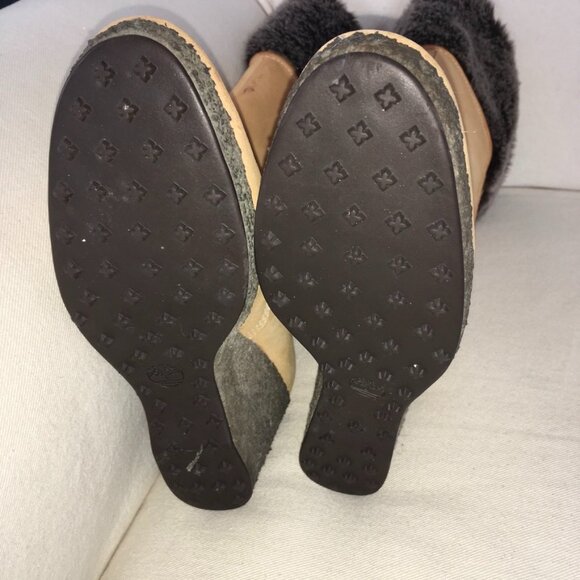 Timberland Women's Leather Mid Calf Wedge Boots - Picture 6 of 8